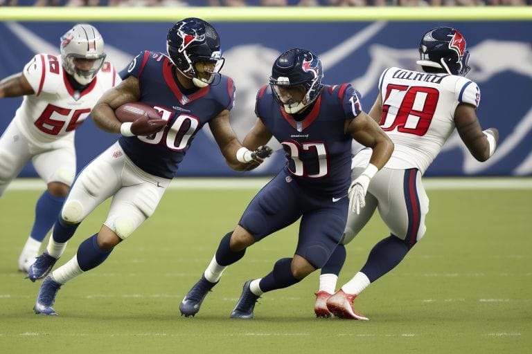 detroit lions vs houston texans match player stats