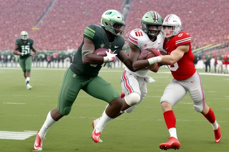 ohio state buckeyes football vs oregon ducks football match player stats
